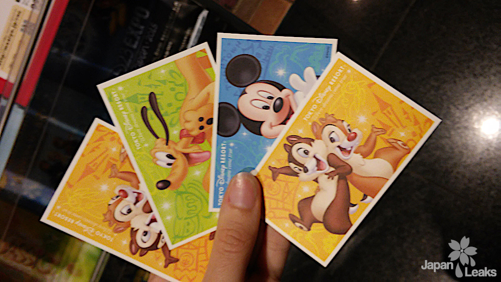 Foto der Eintrittskarten fürs Disneyland